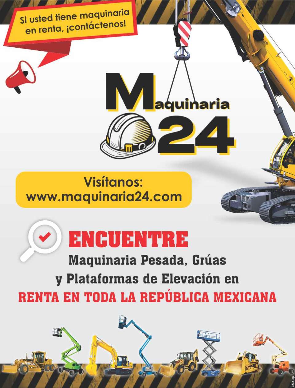 Heavy Equipment and Earthmoving Rental. Cranes, Aerial Platforms, Loaders, Excavators, Backhoes, Graders, Bulldozers.