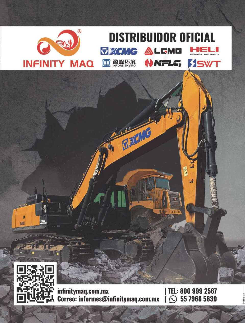 Heavy Construction Machinery and Equipment. Official Distributor. XCMG - LGMG - HELI - INFORE ENVIRO - NFLG - SWT