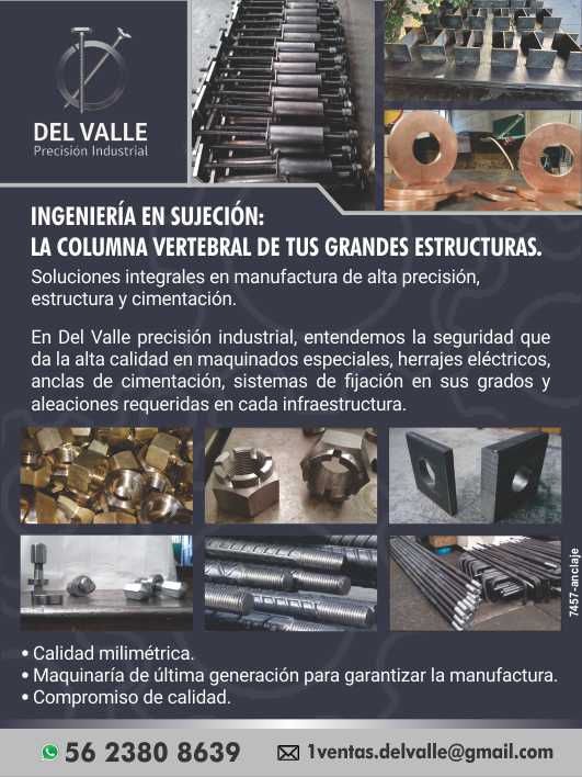 Comprehensive solutions in high- precision manufacturing, structures, and foundations Millimeter-level quality State-of-the-art machinery to guarantee manufacturing Commitment to quality
