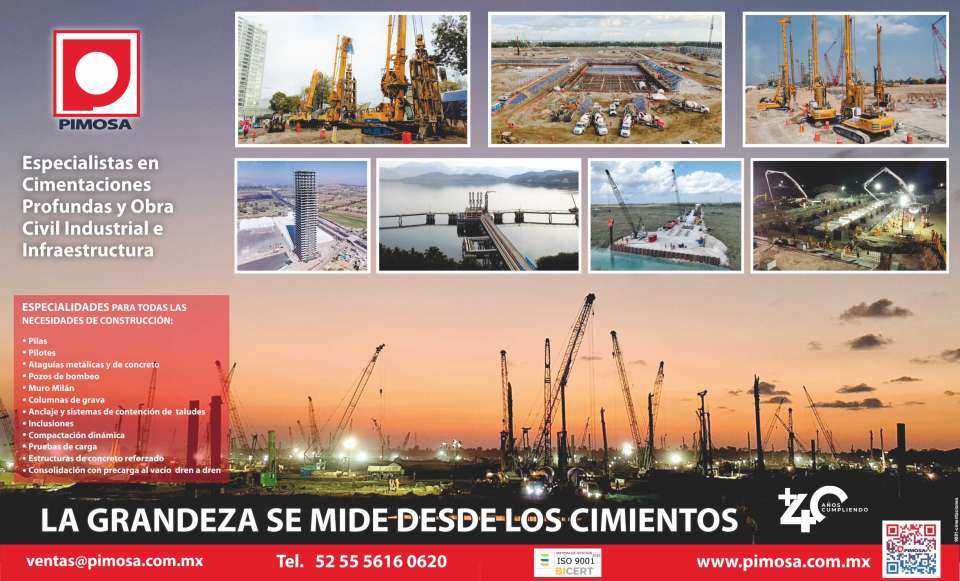 pecialists in Deep Foundation. Piles, Piles, Ataguias, Milan Wall, Gravel Columns, Anchorage, Systems Slope content, Inclusions, Compaction, Load tests.